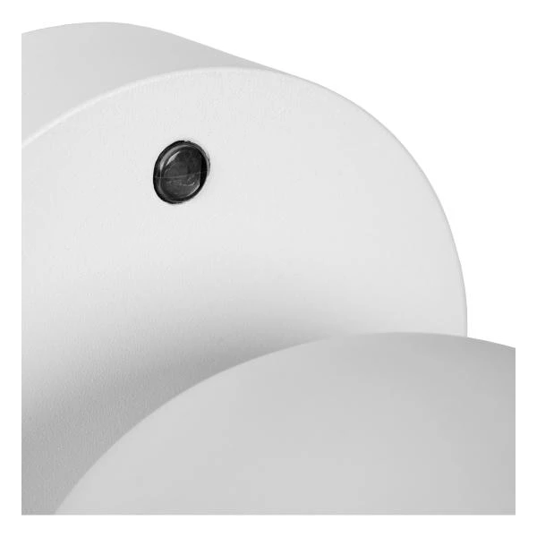 Lucide FINN - Lámpara de pared Dentro/Fuera - LED - 1x12W 3000K - IP54 - Sensor día/noche - Blanco - detalle 3